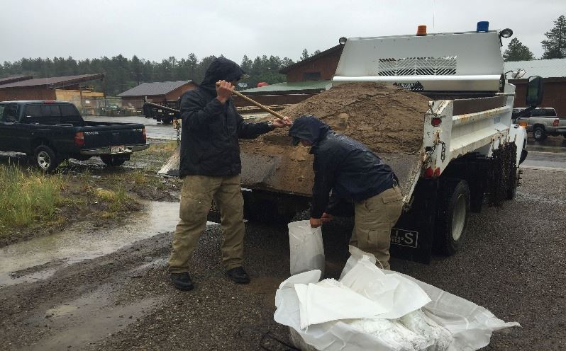 Flood Bag Filling Flood Bag Filling